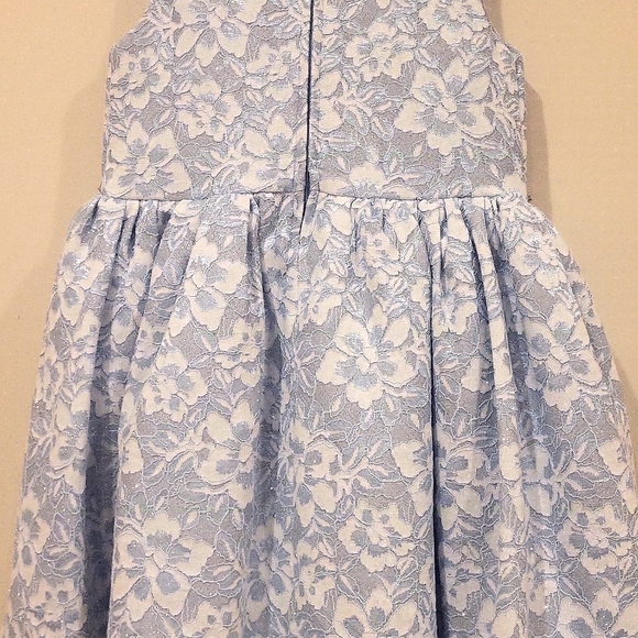 Sparkle Blue Dress 6x - Picture 5 of 5